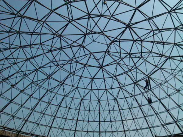 红河网架加工案例